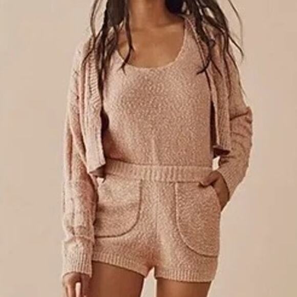 Free People Beach Declan Sweater Romper | Small | MSRP $98 - Picture 1 of 7